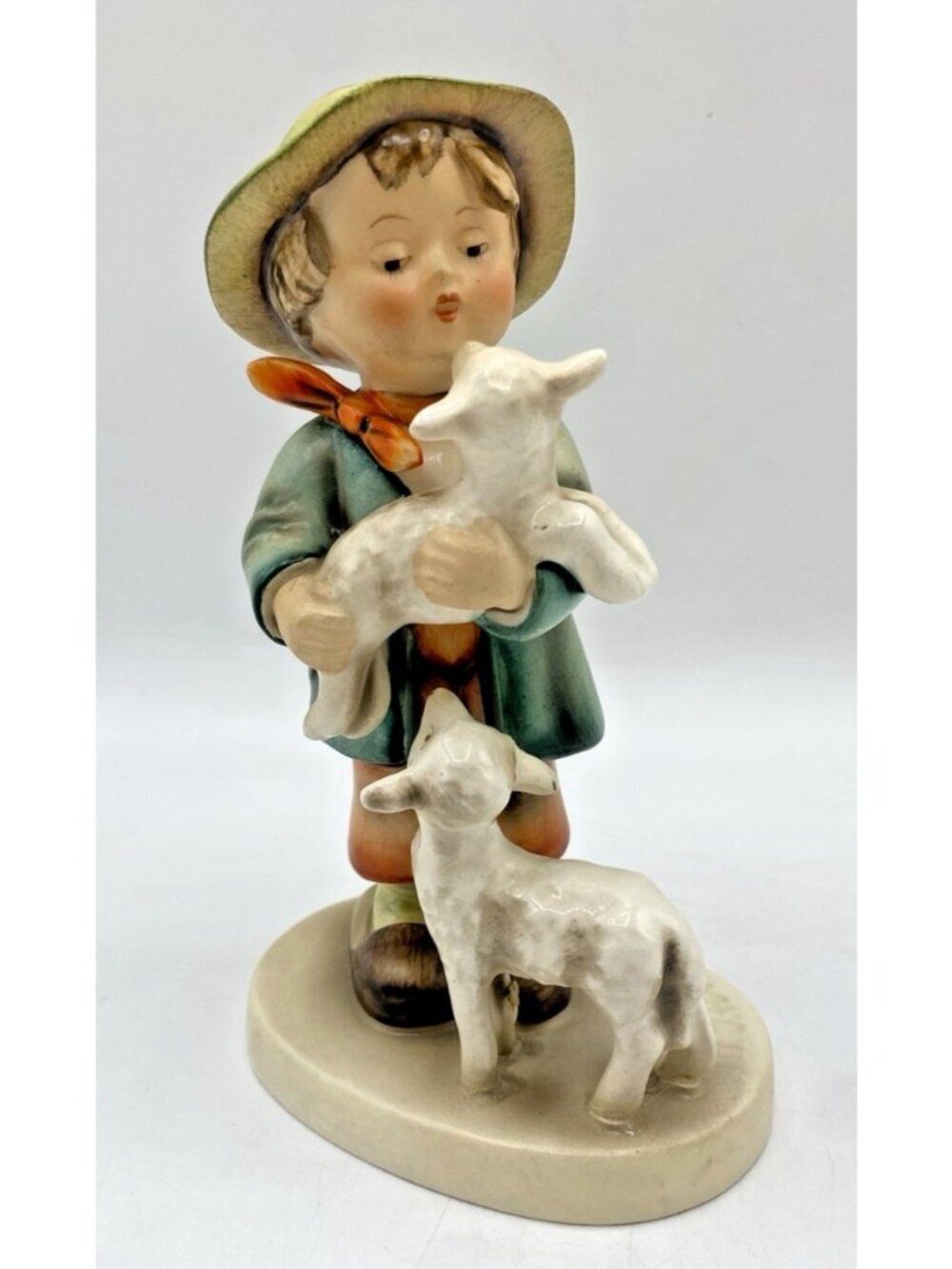 Vintage Hummel Shepherd's Boy With Lamb Figurine #64 TMK-2 Full Bee Germany
